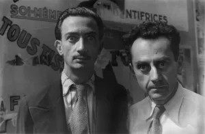 Salvador Prints: Salvador Dali, and Man Ray, photograph by Carl Van Vechten, Paris, France, June 16, 1934
