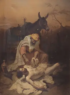 Donkey Prints: The Samaritan of the Gospel (Il samaritano del Vangelo)