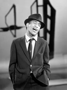 Singing Prints: Sammy Davis Jr. singing in a television special, 1957