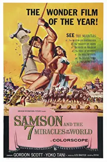 China Prints: SAMSON AND THE 7 MIRACLES OF THE WORLD