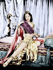 Gold Lame Prints: SAMSON AND DELILAH, Hedy Lamarr, 1949
