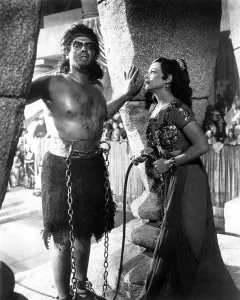 Blind Prints: SAMSON AND DELILAH, from left: Victor Mature, Hedy Lamarr, 1949