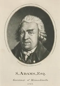 Massachusetts Prints: Samuel Adams was Governor of the Commonwealth of Massachusetts from Oct