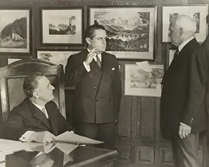 Albany Prints: Samuel Irving Rosenman sworn in as New York State Supreme Court justice. March 24, 1932