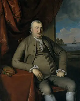 Businessman Prints: SAMUEL MIFFLIN, by Charles Willson Peale, 1777-80, American painting, oil on canvas