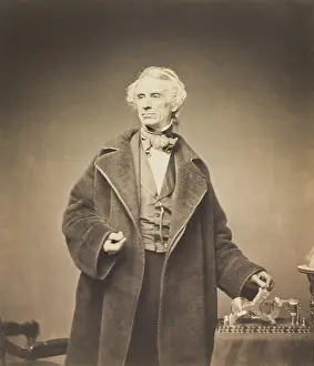 Overcoat Prints: Samuel Morse with His Recorder, 1857