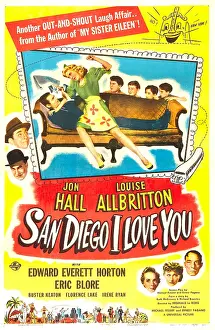 Sofa Prints: SAN DIEGO I LOVE YOU, US poster