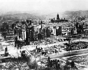 Devastation Prints: San Francisco, Aftermath of Earthquake and fire