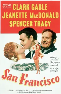 Jeanette Prints: SAN FRANCISCO, Jeanette MacDonald, Clark Gable, Spencer Tracy, 1936