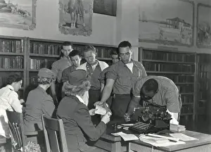 Inmates Prints: San Quentin prisoners applying for wartime employment