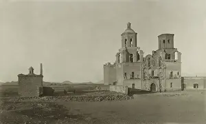 North America Prints: San Xavier Church near Tucson, Arizona