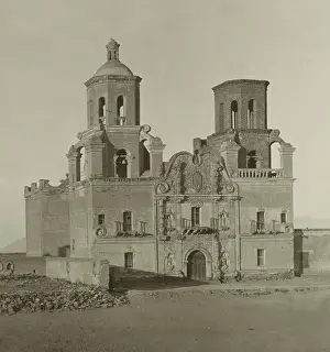 North America Prints: San Xavier mission near Tucson