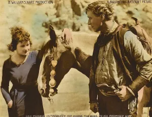 Images Dated 11th June 2010: SAND!, l-r: Mary Thurman, William S. Hart on lobbycard, 1920