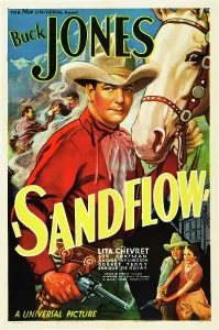Jones Prints: SANDFLOW, top: Buck Jones, 1937