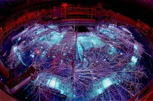 Sparks Prints: Sandia National Laboratory's Z machine has produced plasmas that exceed temperatures of 2 billion degrees