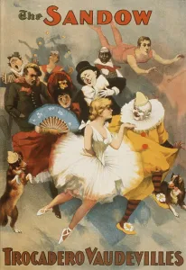 Vaudeville Prints: Sandow Trocadero Vaudevilles, was an entire touring stage variety show the famous Florenz Ziegfeld produced