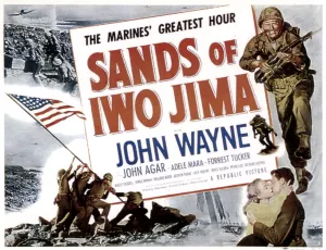 Soldier Prints: SANDS OF IWO JIMA, top right: John Wayne, 1949