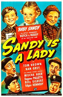 Gilbert Prints: SANDY IS A LADY, US poster, bottom left clockwise: Eugene Pallette