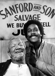 Moustache Prints: SANFORD AND SON, from left: Redd Foxx, Demond Wilson, 1972-77