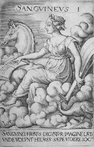 Insignia Prints: The Sanguine personality was optimistic and thought to be caused by the dominance of the humor blood