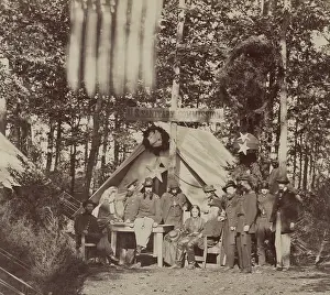Woods Prints: US Sanitary Commission at Gettysburg General Hospital, Camp Letterman, in August 1863