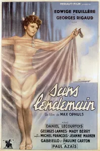 German Poster Prints: SANS LENDEMAIN, (aka THERE'S NO TOMORROW), German poster, Edwige Feuillere, 1940