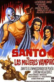 Arm Outstretched Prints: SANTO VS. THE VAMPIRE WOMEN), (aka SANTO VS)