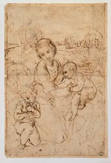 Virgin Prints: Sanzio Raffaello, Madonna and Child with the Young St John
