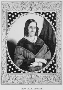 Ringlets Prints: Sarah Childress Polk, wife of James Knox Polk