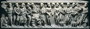 Adam Prints: Sarcofagus following a crystalline style (Roman art)