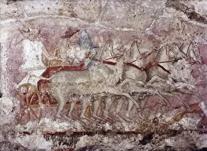 Latium Prints: Sarcophagus of the Amazons. 350 -325 BC
