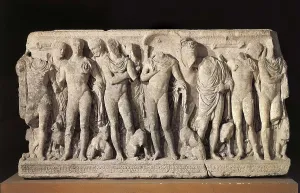 Crome Prints: Sarcophagus of Hippolyte. 2nd c