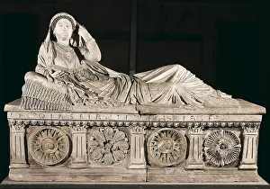 Chiusi Prints: Sarcophagus of Larthia Seianti