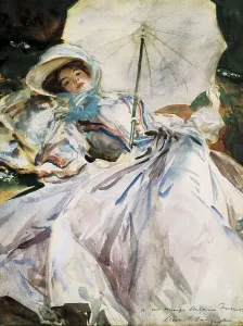 SARGENT, John Singer (1856-1925). Lady with Parasol. Undated work. Painting. SPAIN. Monistrol de Montserrat. Museum of Montserrat. AISA/Everett Collection**US SALES ONLY**