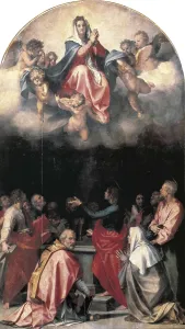 Deathly Prints: SARTO, Andrea del (1486-1531). Assumption of the Virgin