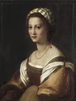 1517 Prints: SARTO, Andrea del (1486-1531). Lucrecia di Baccio