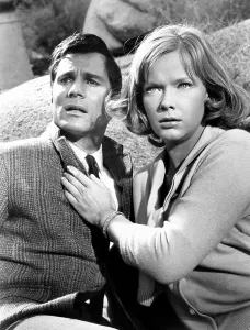 Images Dated 18th November 2015: THE SATAN BUG, from left, George Maharis, Anne Francis, 1965