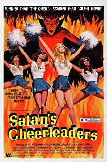 Illustration Prints: SATAN'S CHEERLEADERS, US poster art, 1977