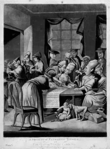 Images Dated 20th February 2008: A satire of American women from Edenton