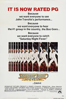 1977 Movies Prints: SATURDAY NIGHT FEVER, US poster, John Travolta, 1977