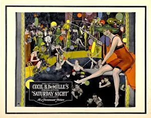 Swimming Pool Prints: SATURDAY NIGHT, foreground left: Leatrice Joy, 1922