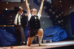 School Uniform Prints: SATURDAY NIGHT LIVE, from left: Chris Farley, Molly Shannon, 1975