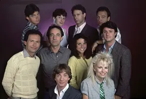 1980s Prints: SATURDAY NIGHT LIVE, back from left: Rich Hall