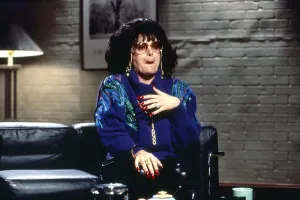 Celebrities Prints: SATURDAY NIGHT LIVE, Mike Myers in Coffee Talk with Linda Richman, (1993), 1975