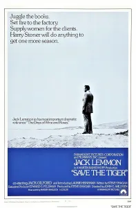 Lemmon Prints: SAVE THE TIGER, US poster art, Jack Lemmon, 1973
