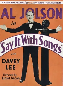 Bowtie Prints: SAY IT WITH SONGS, Al Jolson, 1929