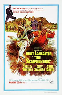 Winters Prints: THE SCALPHUNTERS, US poster art
