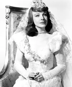 Lace Dress Prints: A SCANDAL IN PARIS, Signe Hasso, 1946