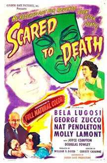 Zucco Prints: SCARED TO DEATH, US poster, middle from left: Bela Lugosi
