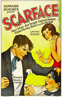 Muni Prints: SCARFACE, from left: Paul Muni, Ann Dvorak, 1932